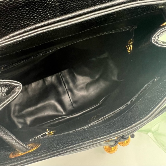 ❗️SOLD ❗️Chanel backpack caviar skin 24k gold plated hardware❤️ - Picture 12 of 16